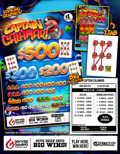 Captain Calamari  $1 - Pull Tab #NGCC1079