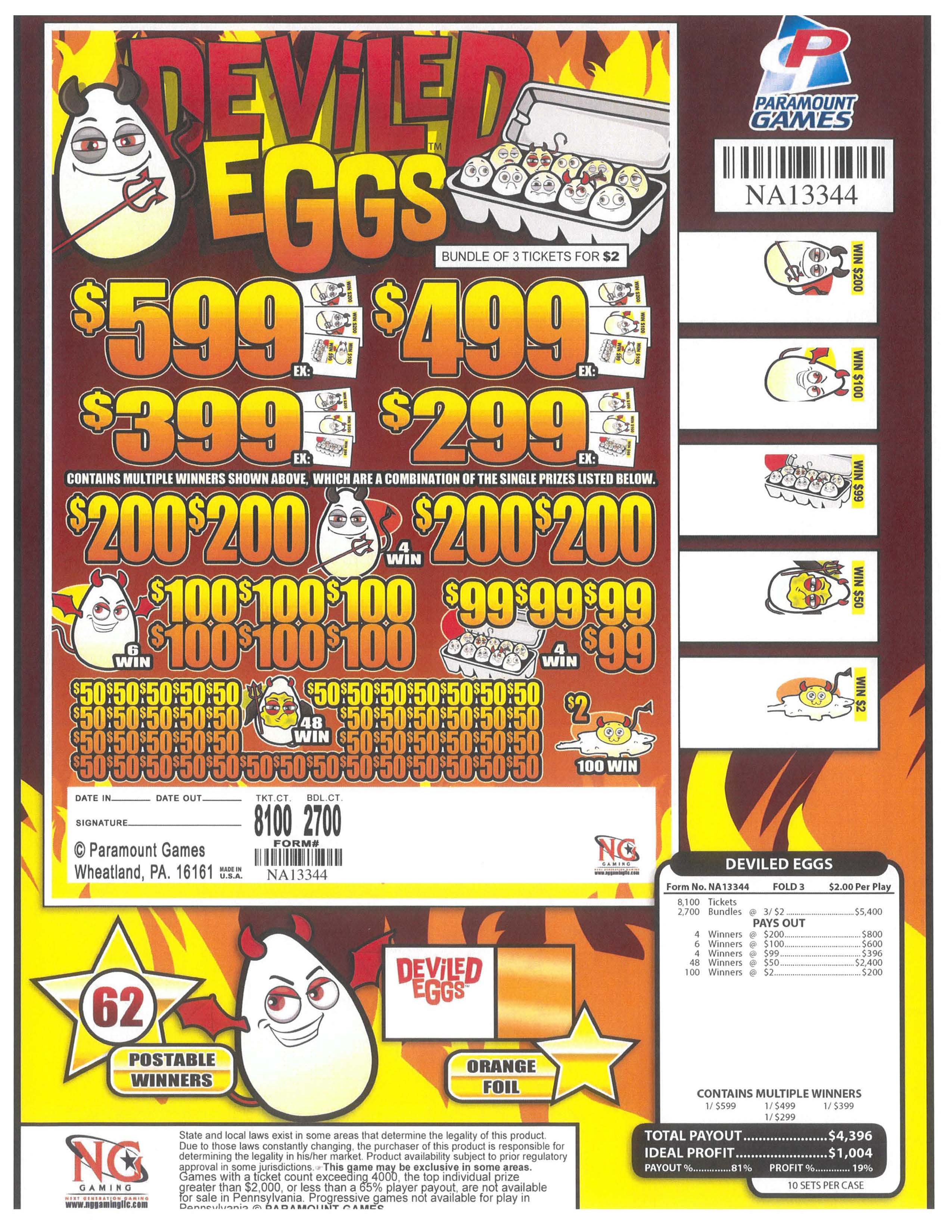 Deviled Eggs - $2 Jar Ticket