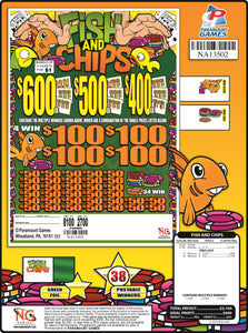FISH AND CHIPS   #NA13502 - $1 Jar Ticket