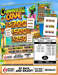 CHAMELION COVE $1 - Pull Tab  #NGCH1144