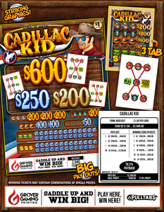 Cadillac Kid  $1 - Pull Tab  #NGCK1067