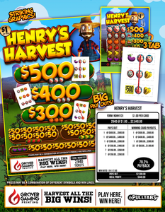 Henry's Harvest $1 - Pull Tab  #NGHH1131