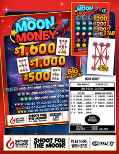 Moon Money  $2 - Pull Tab # NGMY1142