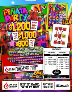 PINATA PARTY  $2 - Pull Tab # NGPP1029