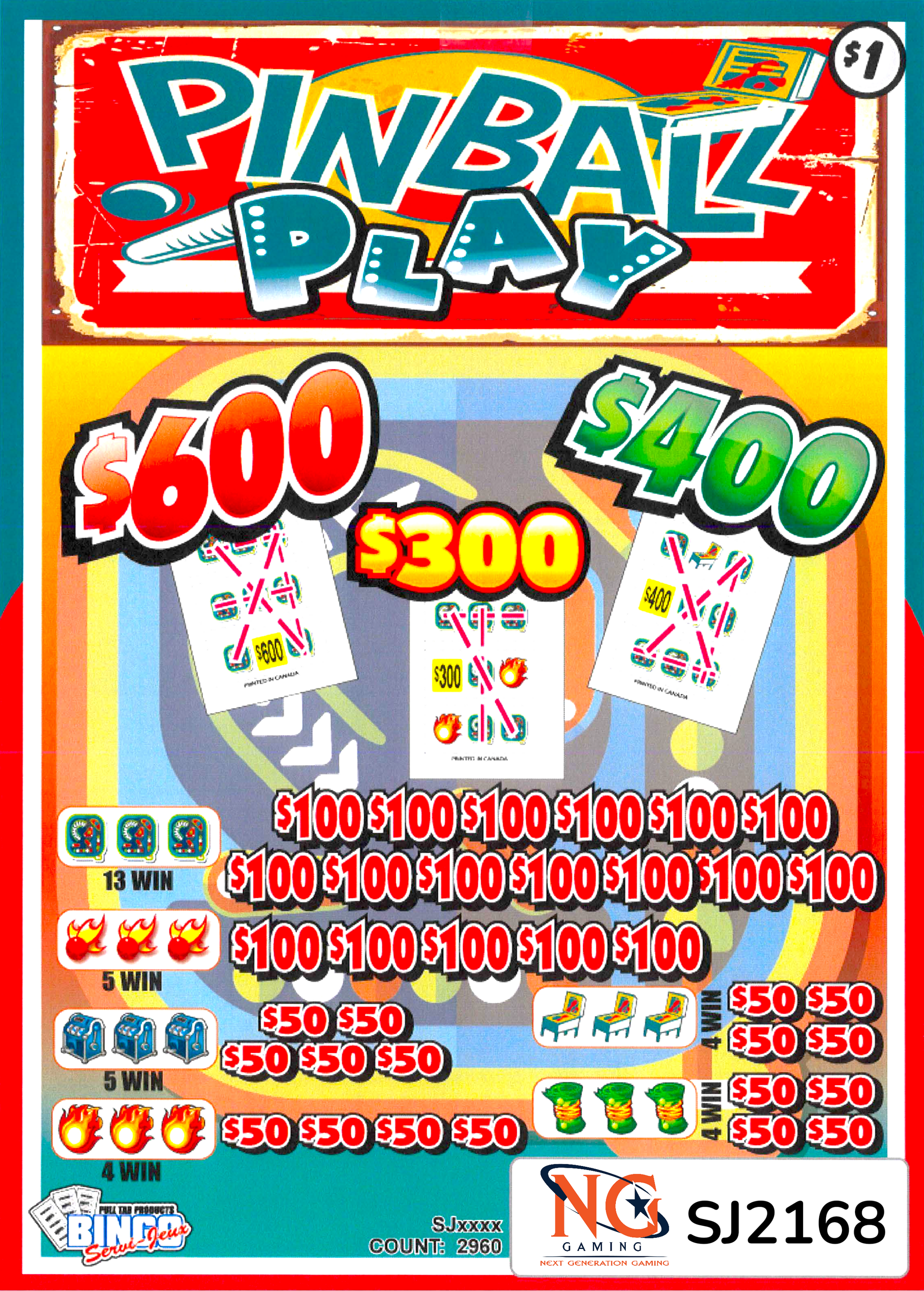 New Quarter Pull-Tabs – NG Gaming North Dakota