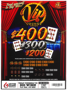 VIP Lounge - $1 Pull Tab #NGVL1024
