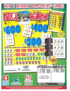 Nice Walleye - $1 Pull Tab
